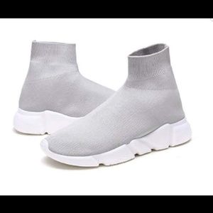 Grey fitted sock Sneakers